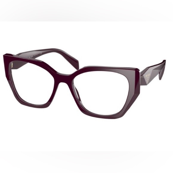 💯- New Authentic Prada PR 18WV VIY1O1 52 - Garnet Eyeglasses - Picture 4 of 17